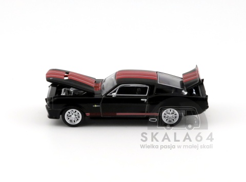 Model samochodu Shelby Mustang GT500 Dark Chrome w skali 1:64 - elementy