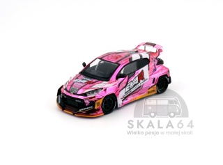 POP RACE PR64-220 Toyota Yaris GR Eva RT Production Model Custom Type 08 Goodride PR640220 1:64