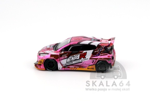 POP RACE PR64-220 Toyota Yaris GR Eva RT Production Model Custom Type 08 Goodride PR640220 1:64