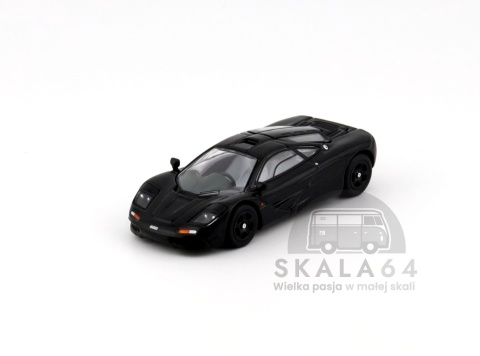 Model samochodu McLaren F1 Jet Black w skali 1:64 - przód