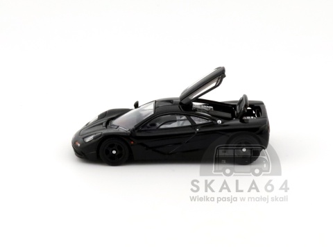 Model samochodu McLaren F1 Jet Black w skali 1:64 - elementy