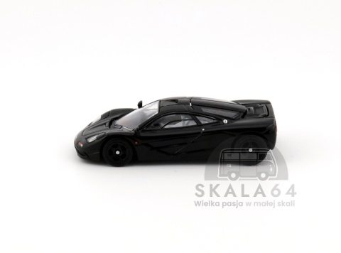 Model samochodu McLaren F1 Jet Black w skali 1:64 - bok