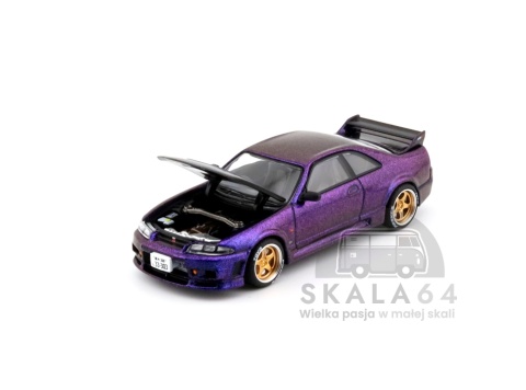 POP RACE PR64-256 Nissan Skyline GT-R R33 NISMO Midnight Purple PR64-0256 1:64