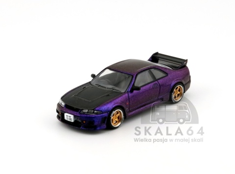 POP RACE PR64-256 Nissan Skyline GT-R R33 NISMO Midnight Purple PR64-0256 1:64