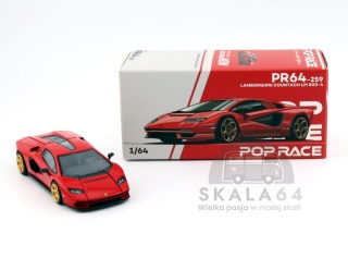POP RACE PR64-259 Lamborghini Countach LPI 800-4 Red PR64-0259 1:64