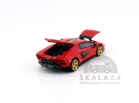 POP RACE PR64-259 Lamborghini Countach LPI 800-4 Red PR64-0259 1:64