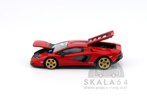 POP RACE PR64-259 Lamborghini Countach LPI 800-4 Red PR64-0259 1:64