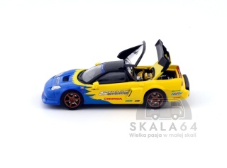 POP RACE PR64-310 Honda NSX R GT Spoon Sports Yellow Blue PR64-0310 1:64