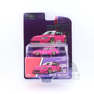 POP RACE Pandem Honda Civic EG6 Pink Enigma Exclusive Edition #008 1:64