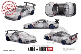 PREORDER MINI GT Kaido House KHMG279 1990 Honda NSX Kaido Test Car Spec V2, silver