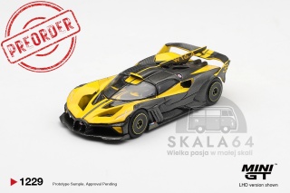 PREORDER MINI GT MGT01229-L 2020 Bugatti Bolide, yellow