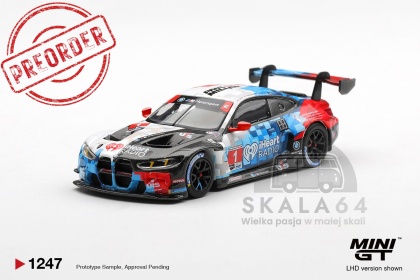 PREORDER MINI GT MGT01247-BL 2025 BMW M4 GT3 EVO #1 Paul Miller Racing Daytona 24hrs