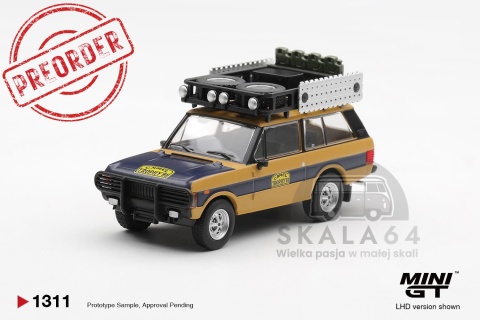 PREORDER MINI GT MGT01311-BL 1981 Land Rover Range Rover *Camel Trophy* N. Sudmann/F.Hofmann Sumatra