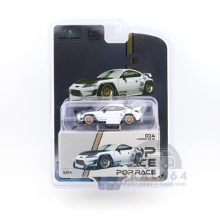 POP RACE Pandem Toyota GR86 White Enigma Exclusive Edition #014 1:64