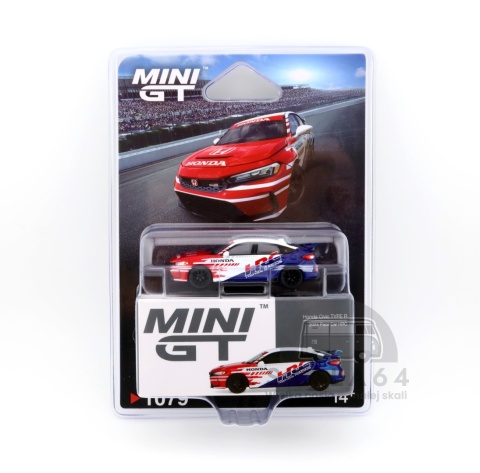 MINI GT Honda Civic Type R 2024 Pace Car HRC LHD MGT01079-BL MiniGT