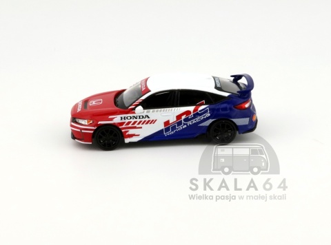 MINI GT Honda Civic Type R 2024 Pace Car HRC LHD MGT01079-BL MiniGT