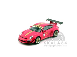 POP RACE PR64-187 Porsche 911 RWB 997 AVA Pink PR64-0187 1:64