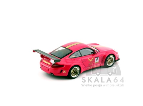 POP RACE PR64-187 Porsche 911 RWB 997 AVA Pink PR64-0187 1:64