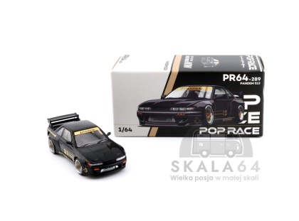 POP RACE PR64-289 Pandem Nissan Silvia S13 Black PR64-0289 1:64