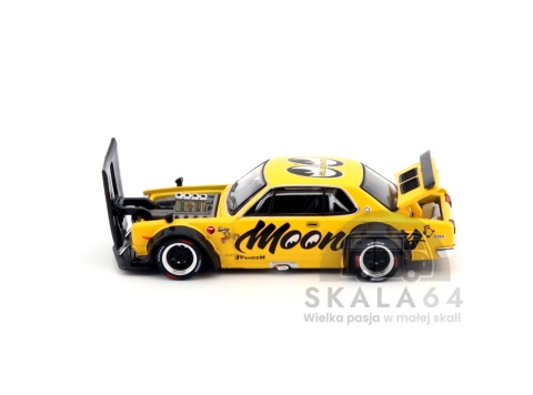 Model samochodu Nissan Skyline GT-R V8 Drift Hakosuka Mooneyes w skali 1:64 - elementy