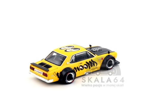 Model samochodu Nissan Skyline GT-R V8 Drift Hakosuka Mooneyes w skali 1:64 - tył