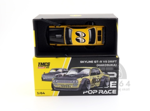 Model samochodu Nissan Skyline GT-R V8 Drift Hakosuka Mooneyes w skali 1:64 - limited