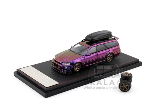 STREET WARRIOR - GHOST PLAYER Nissan Stagea R34 Chameleon 1:64