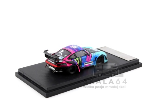 Model samochodu Porsche 911 RWB 993 RAUH-Welt Monster / Hoonigan w skali 1:64 - tył