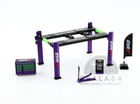 TARMAC WORKS Garage Tools Set Evangelion EVA Racing 1:64