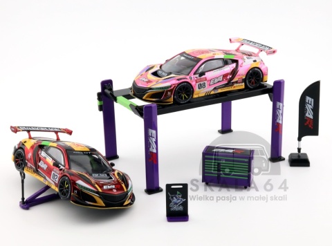 TARMAC WORKS Garage Tools Set Evangelion EVA Racing 1:64