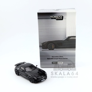 TARMAC WORKS Mercedes-Benz SLS AMG Coupe Black Series Black Metallic Special Edition 1:64
