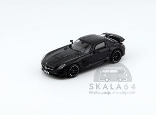 TARMAC WORKS Mercedes-Benz SLS AMG Coupe Black Series Black Metallic Special Edition 1:64
