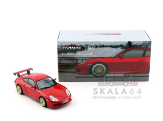 TARMAC WORKS Porsche 911 GT3 996 Red 1:64