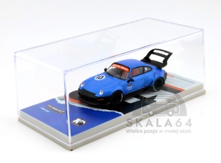 TARMAC WORKS Porsche 911 RWB 993 Tarmac Works 10th Anniversary Black / Blue 1:64