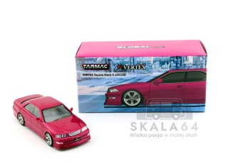 TARMAC WORKS VERTEX Toyota Mark II JZX100 Red Metallic 1:64