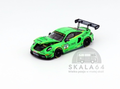 Model samochodu Porsche 911 GT3 R DTM #90 Green w skali 1:64 - maska