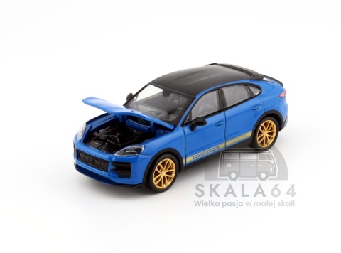 TRENDS HOBBY Porsche Cayenne Turbo GT Blue 1:64