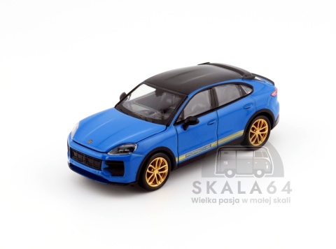 TRENDS HOBBY Porsche Cayenne Turbo GT Blue 1:64