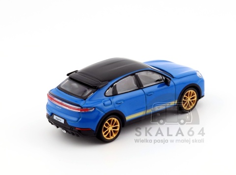 TRENDS HOBBY Porsche Cayenne Turbo GT Blue 1:64