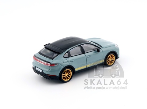 Model samochodu Porsche Cayenne Turbo GT Grey w skali 1:64 - tył