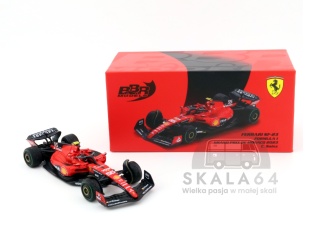 BBR MODELS Ferrari SF-23 Formula 1 Monaco Grand Prix 2023 #55 C. Sainz 1:64 BBRFER64023