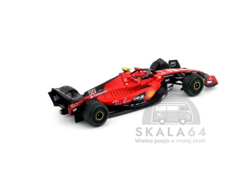 BBR MODELS Ferrari SF-23 Formula 1 Monaco Grand Prix 2023 #55 C. Sainz 1:64 BBRFER64023