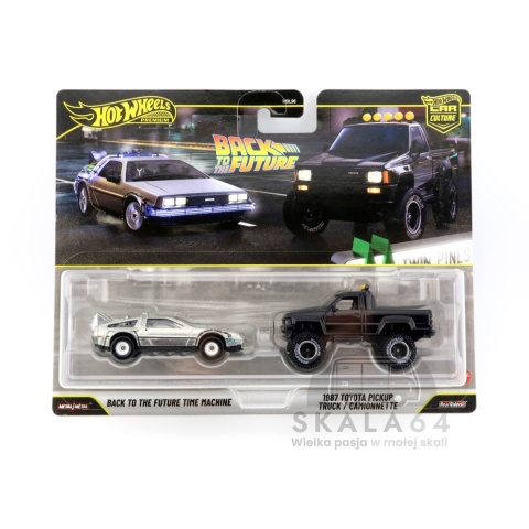Back To The Future Time Machine & 1987 Toyota Pickup
