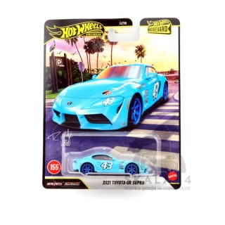 HOT WHEELS Premium Boulevard #155 2021 Toyota GR Supra 1:64 JHW34