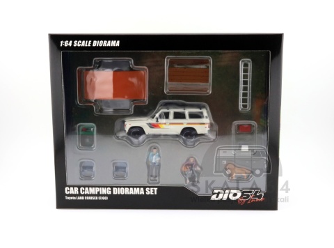 Toyota Land Cruiser FJ60 Car Camping Diorama Set
