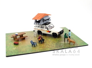 INNO64 Toyota Land Cruiser FJ60 Car Camping Diorama Set 1:64