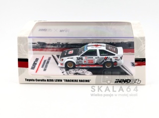 INNO64 Toyota Corolla Levin AE86 #326 Trackerz Racing 1:64