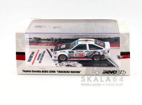 INNO64 Toyota Corolla Levin AE86 #326 Trackerz Racing 1:64