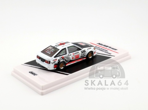 INNO64 Toyota Corolla Levin AE86 #326 Trackerz Racing 1:64