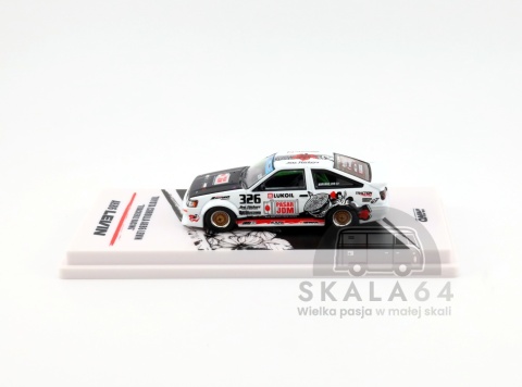 INNO64 Toyota Corolla Levin AE86 #326 Trackerz Racing 1:64